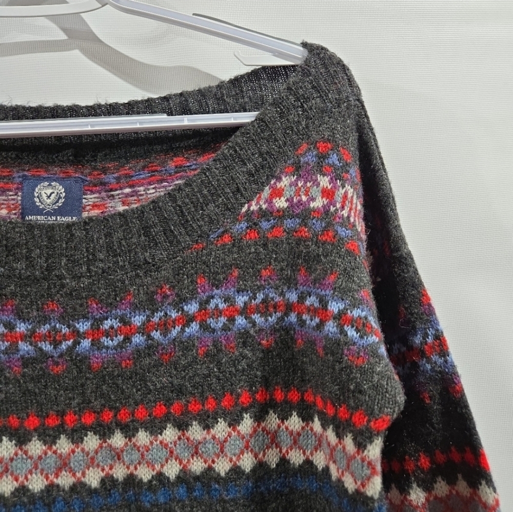 American Eagle Outfitters Nordic or Scandinavian Pattern Womens Sz M - Picture 6 of 6